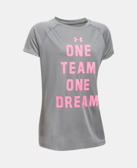 Girls' UA One Team T-Shirt 1 Color $14.99