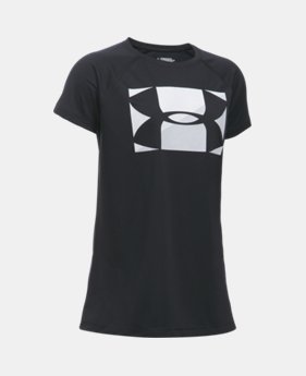 Girls' UA Big Logo T-Shirt 1 Color $14.99