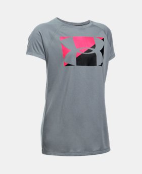 Girls' UA Big Logo T-Shirt 1 Color $14.99