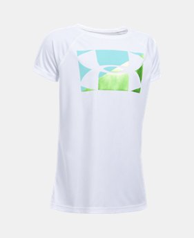 Girls' UA Big Logo T-Shirt 2 Colors $14.99
