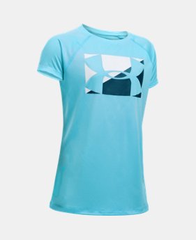 Girls' UA Big Logo T-Shirt 2 Colors $14.99