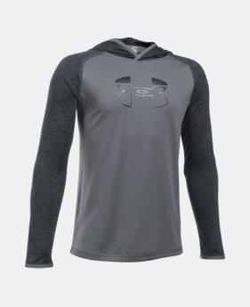 Boys' UA Techâ„¢ Blocked Hoodie 1 Color $20.99