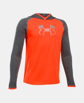 Boys' UA Techâ„¢ Blocked Hoodie 1 Color $20.99 to $29.99