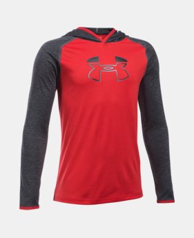 Boys' UA Tech™ Blocked Hoodie 1 Color Available $27.99