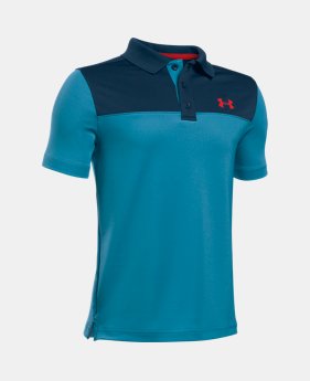 Boys' UA Performance Blocked Polo Shirt 1 Color $39.99