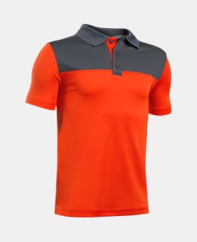 Boys' UA Performance Blocked Polo Shirt 2 Colors $26.24