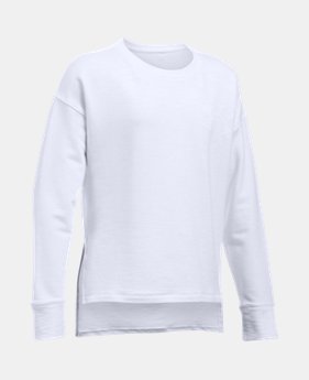 Girls' UA Stretch French Terry Pullover 1 Color $20.99 to $28.49
