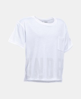 Girls' UA Studio Short Sleeve T-Shirt 2 Colors Available $15