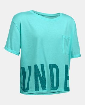 Girls' UA Studio Short Sleeve T-Shirt 3 Colors $29.99