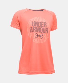 Girls' UA Tech™ Short Sleeve 1 Color $19.99