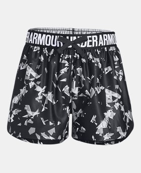 Girls' UA Play Up Printed Shorts 1 Color Available $24.99