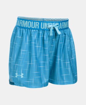Girls' UA Play Up Printed Shorts 3 Colors $22.99