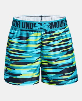 Girls' UA Play Up Printed Shorts 3 Colors Available $24.99