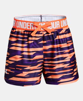 Girls' UA Play Up Printed Shorts 4 Colors Available $18.74 to $24.99