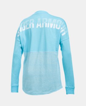 Girls' UA Varsity Crew Long Sleeve 1 Color $34.99