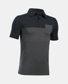 Boys' Charged Cotton® Blocked Polo 1 Color $34.99