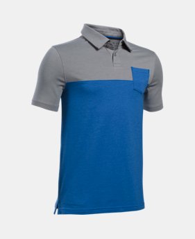 Boys' Charged Cotton® Blocked Polo 1 Color $14.99 to $19.99