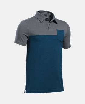 Boys' Charged Cotton® Blocked Polo 1 Color $14.99 to $19.99