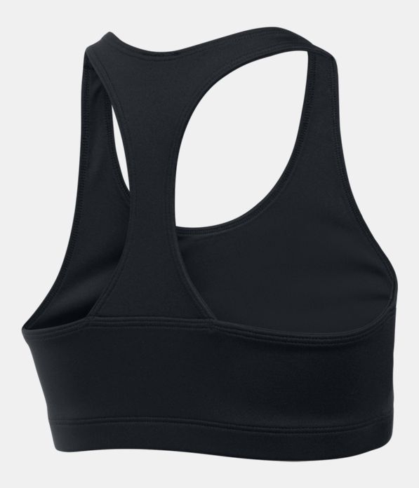 Girls' UA Dazzle Bra, Black ,