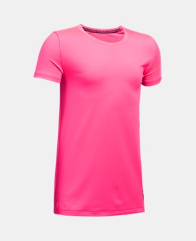 Girls' UA Armour® Short Sleeve 2 Colors $22.99