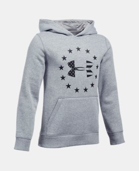 Boys' UA Freedom Logo Rival Hoodie 1 Color $49.99