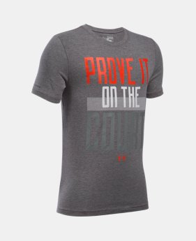 Boys' UA Prove It On The Court Short Sleeve T-Shirt 1 Color $19.99
