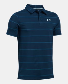 Boys' UA Playoff Stripe Polo 1 Color $39.99