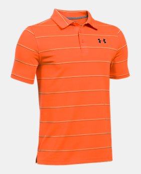 Boys' UA Playoff Stripe Polo 1 Color $39.99
