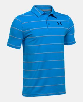 Boys' UA Playoff Stripe Polo 1 Color $39.99