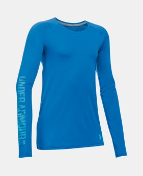 Girls' UA HeatGear® Armour Long Sleeve 1 Color $22.99