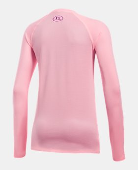 Girls' UA HeatGear® Armour Long Sleeve 1 Color $29.99
