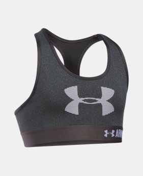 Girls' UA HeatGear® Armour Graphic Bra 1 Color $24.99