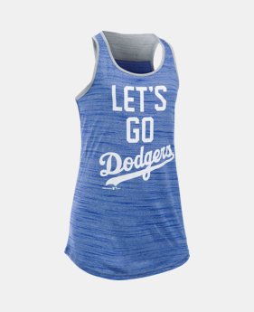 Girls' Los Angeles Dodgers UA Tech™ Tank 1 Color Available $29.99