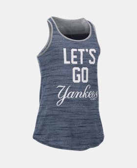 Girls' New York Yankees Let's Go UA Tech™ Tank 1 Color $17.24