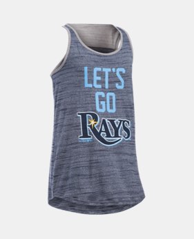 Girls' Tampa Bay Rays UA Tech™ Tank 1 Color $29.99