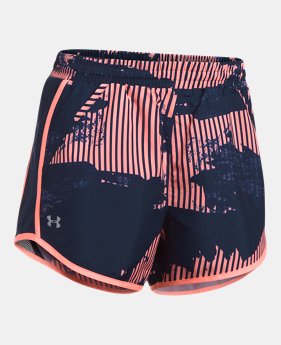 Best Seller Women's UA Fly-By Printed Shorts 1 Color $29.99