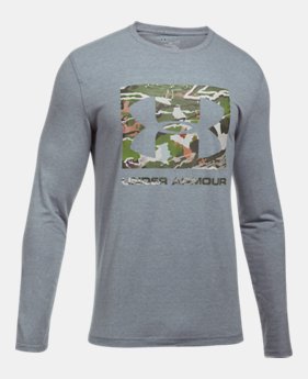 Men's UA Camo Knockout Long Sleeve T-Shirt 3 Colors $20.99 to $26.24