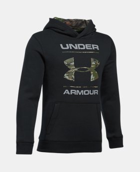 Boys' UA Camo Fill Logo Hoodie 1 Color $44.99