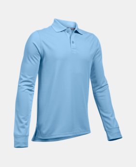 Boys' Pre-School UA Uniform Long Sleeve Polo 1 Color $31.99