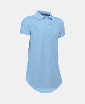 Girls' UA Uniform Short Sleeve Polo – Pre-School 3 Colors $26.99
