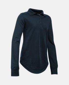 Girls' Pre-School UA Uniform Long Sleeve Polo $31.99