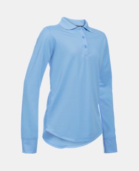 Girls' Pre-School UA Uniform Long Sleeve Polo $31.99