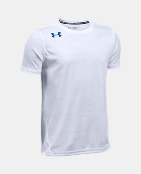 Kids' UA Challenger Printed Training T-Shirt 1 Color $13.49