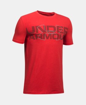 Boys' UA Duo Armour T-Shirt 1 Color Available $17.24