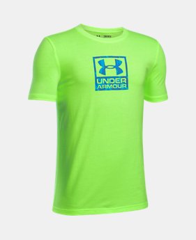 New Arrival Boys' UA Duo Blocked T-Shirt 1 Color $19.99