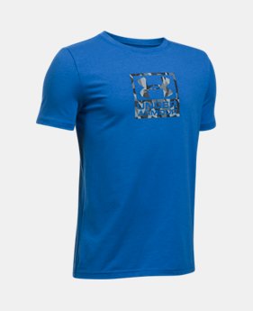 New to Outlet Boys' UA Duo Blocked T-Shirt 2 Colors Available $14.99