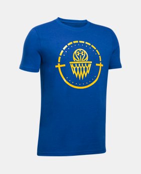 New Arrival Boys' UA Center Court T-Shirt 1 Color $22.99