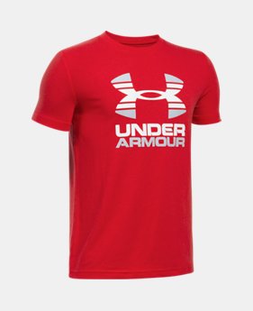 Boys' UA Two Tone Logo T-Shirt 2 Colors $22.99