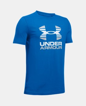 Boys' UA Two Tone Logo T-Shirt 1 Color $22.99