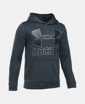 New Arrival Boys' UA Hockey Wordmark Hoodie 2 Colors $49.99